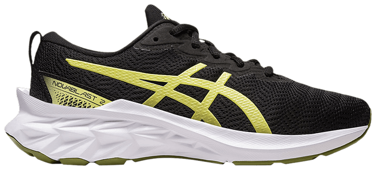 Asics Novablast 2 GS Black Glow Yellow