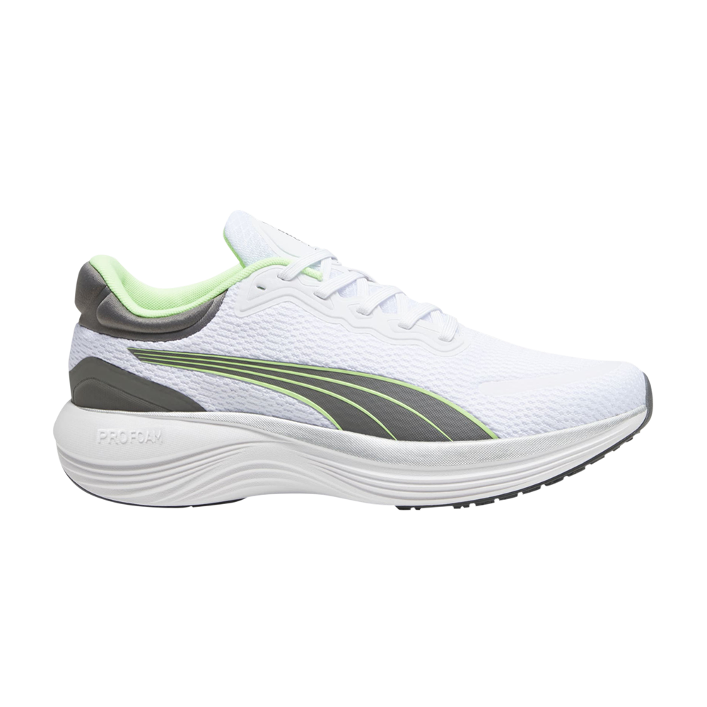 Pre-owned Puma Scend Pro 'white Speed Green Grey'