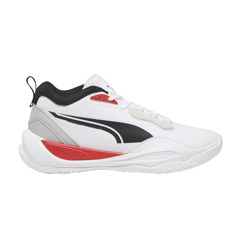 Pre-owned Puma Playmaker Pro Plus 'white Black Red'