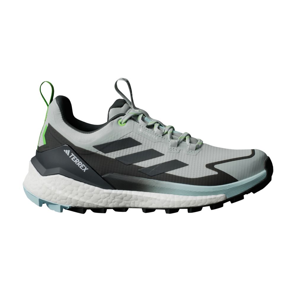 adidas Wmns Terrex Free Hiker 2.0 Low GORE-TEX 'Flash Aqua Lime' | Grey | Women's Size 8
