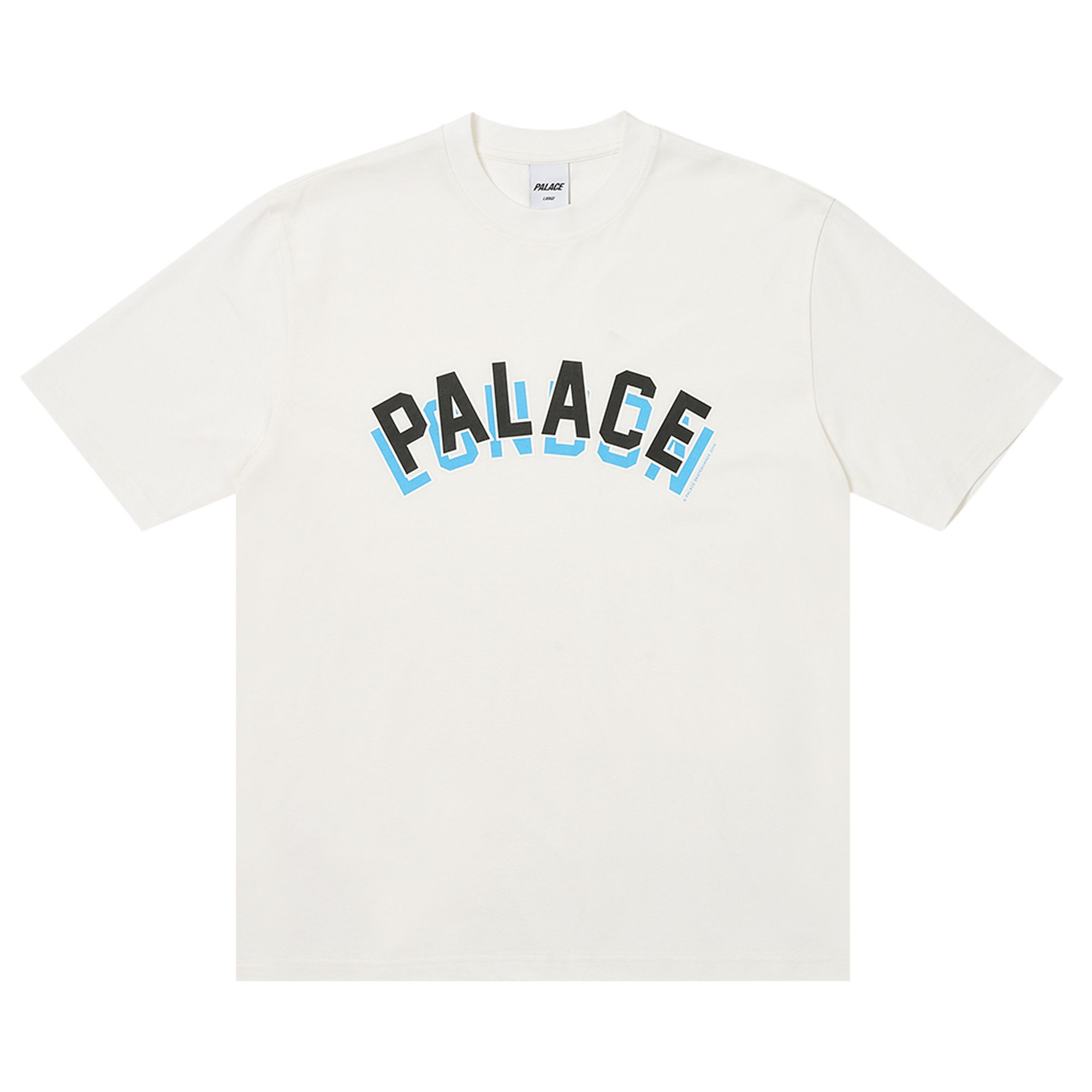 Pre-owned Palace London Stack T-shirt 'white'