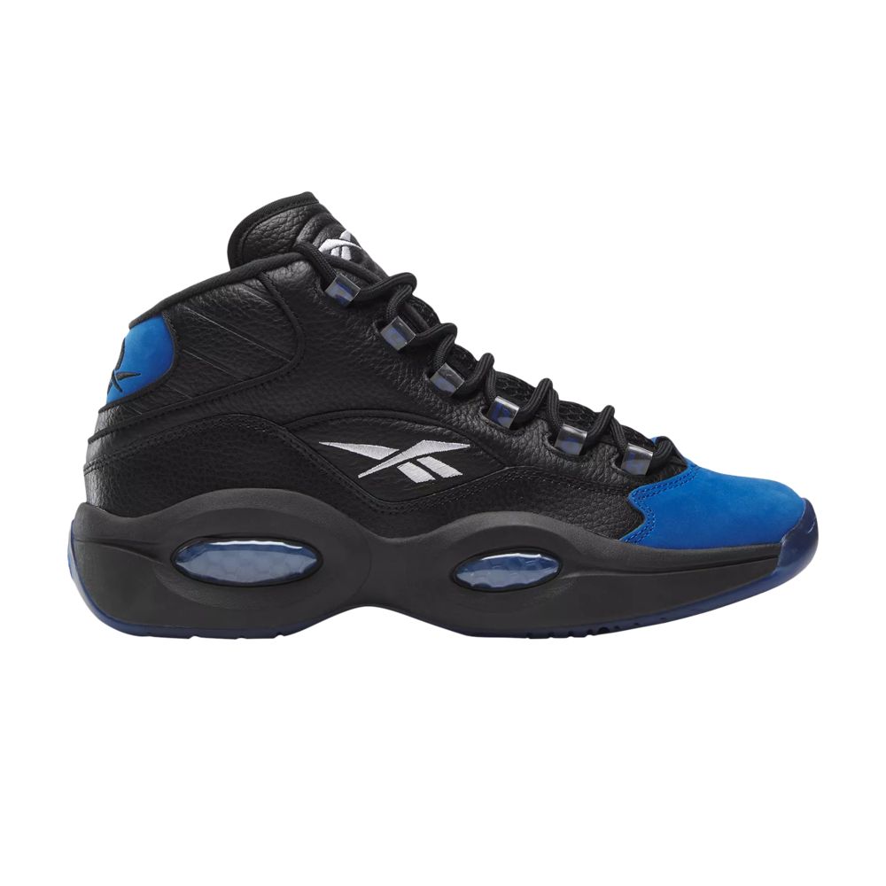 REEBOK QUESTION MID 'BLACK VECTOR BLUE'