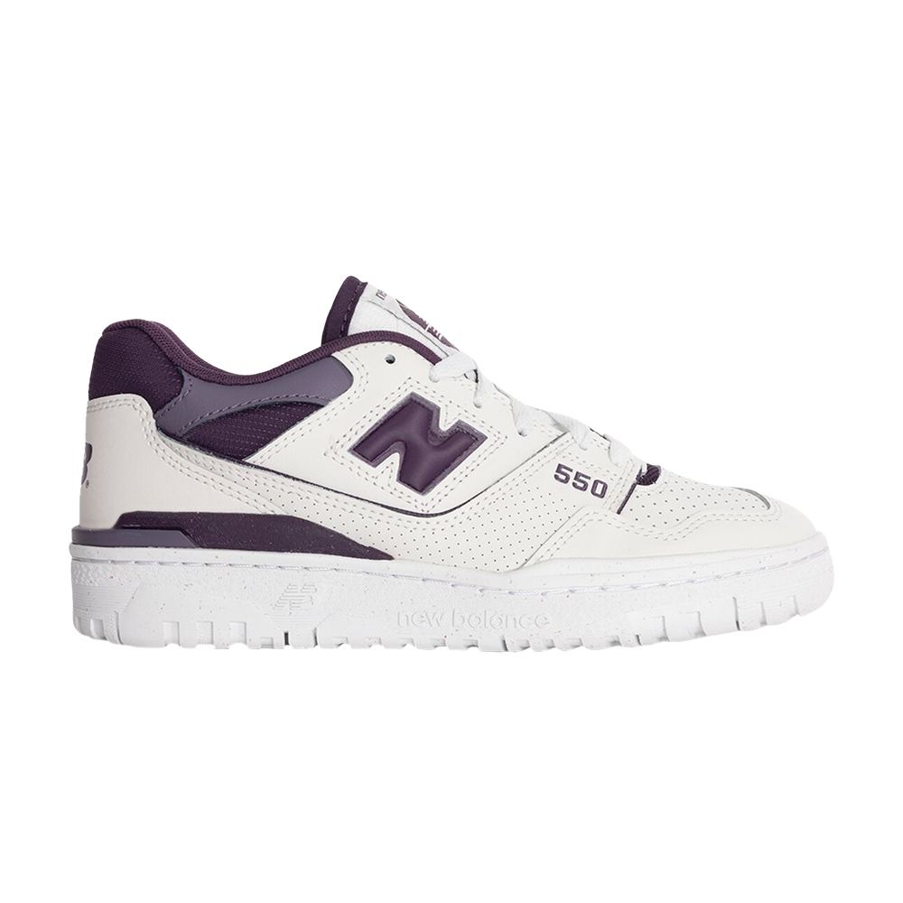 Pre-owned New Balance Wmns 550 'white Midnight Violet'