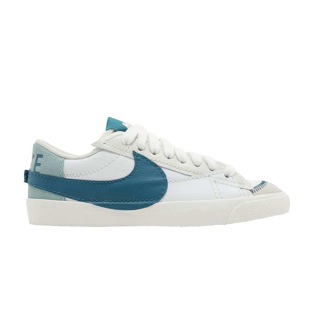 Pre-owned Nike Wmns Blazer Low '77 Jumbo 'summit White Geode Teal'