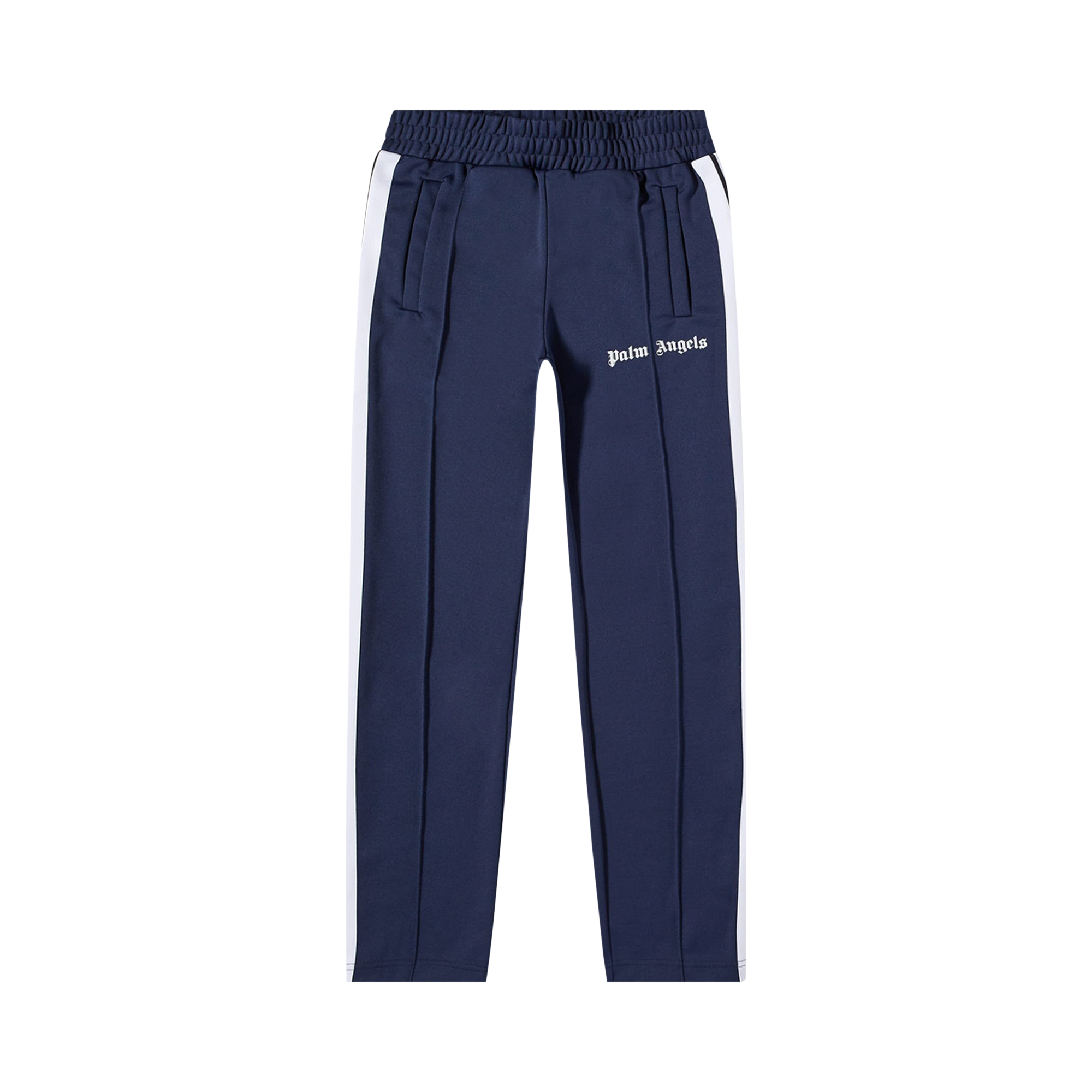 Pre-owned Palm Angels New Classic Track Pants 'navy Blue/white'
