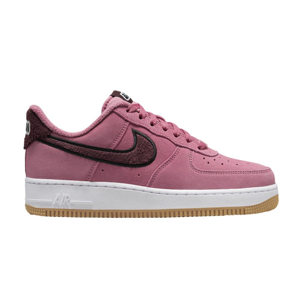 Pre-owned Nike Wmns Air Force 1 '07 Se 'desert Berry Fleece' In Pink