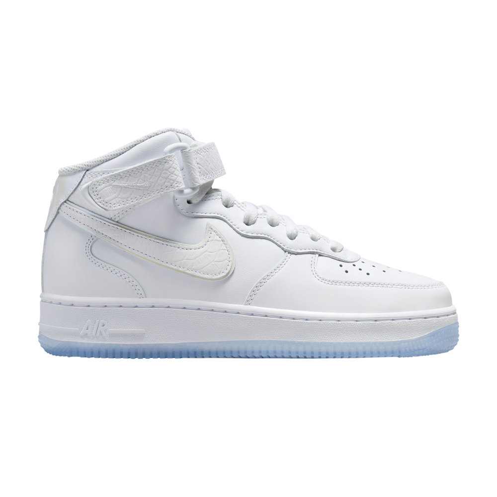 Pre-owned Nike Wmns Air Force 1 Mid 'white Ice Reptile'