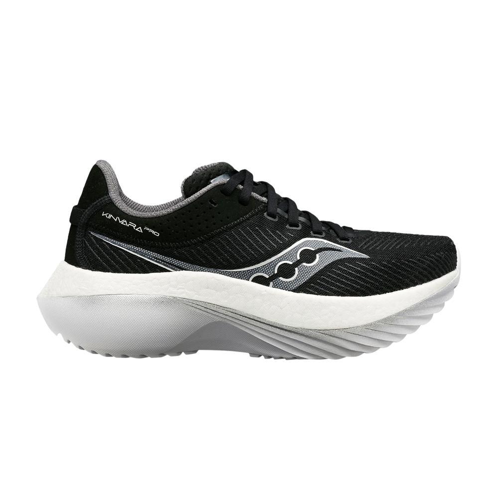Pre-owned Saucony Wmns Kinvara Pro Wide 'black White'