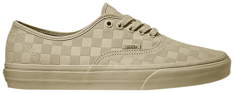 New!!【Vans】Authentic Mono Checkerboard Shoe Buy Authentic 'Mono Checkerboard - Tan' - VN0009PVTAN | GOAT
