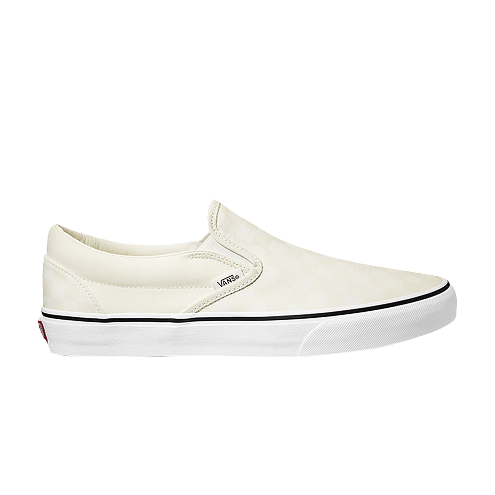 Pre-owned Vans Classic Slip-on 'color Theory Checkerboard - Glow' In Cream
