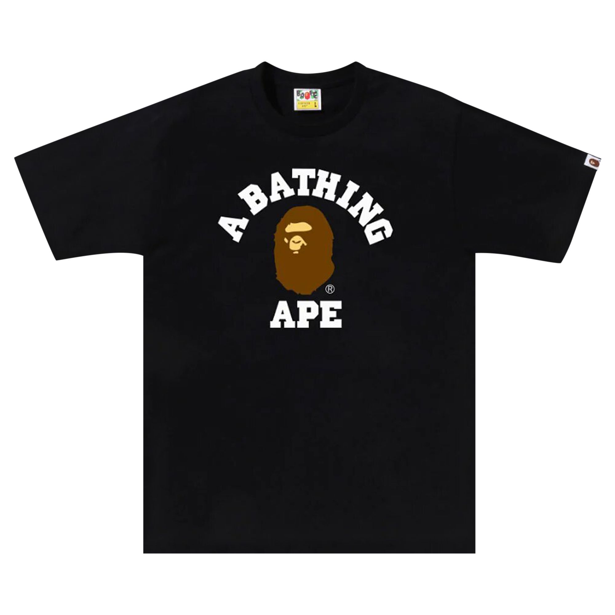 BAPE College Tee 'Black' | Men's Size 2XL
