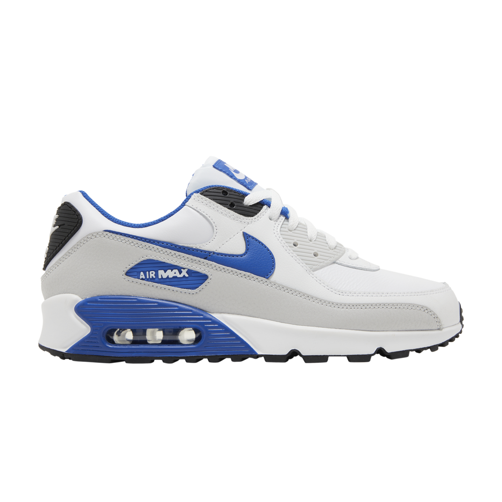 Pre-owned Nike Air Max 90 Leather 'white Game Royal'
