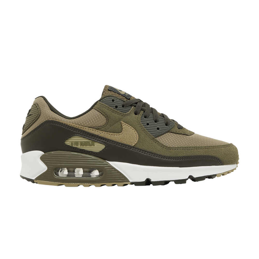 Pre-owned Nike Air Max 90 'olive Sequoia' In Green