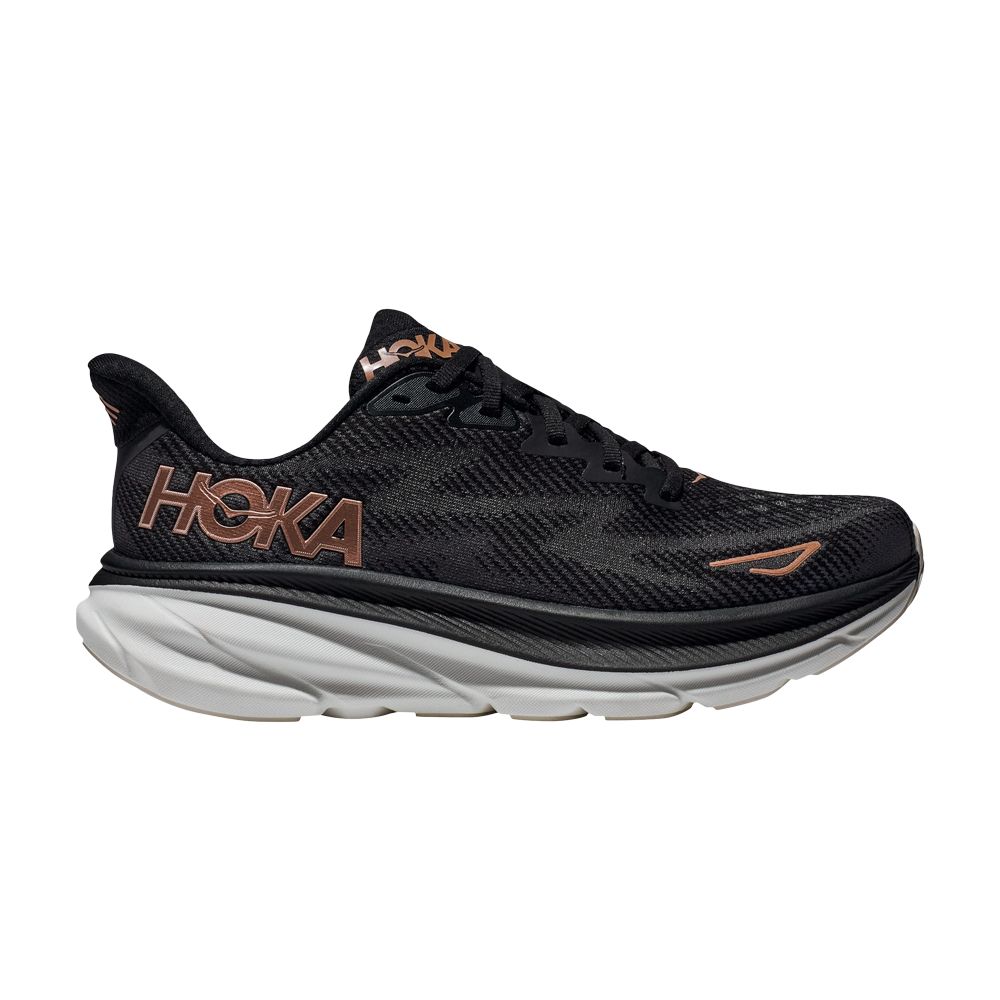 HOKA Wmns Clifton 9 'Black Rose Gold' | Women's Size 5.5