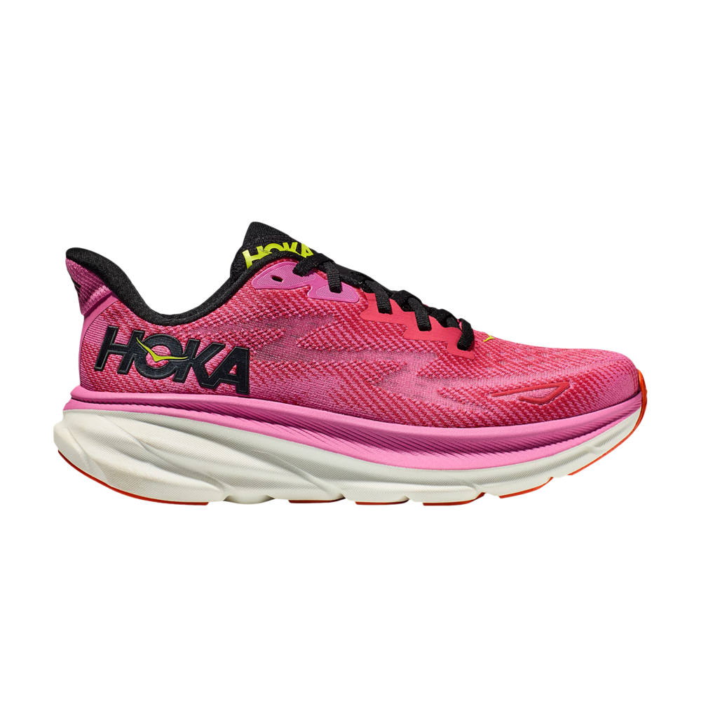 Pre-owned Hoka Wmns Clifton 9 'raspberry Strawberry' In Pink