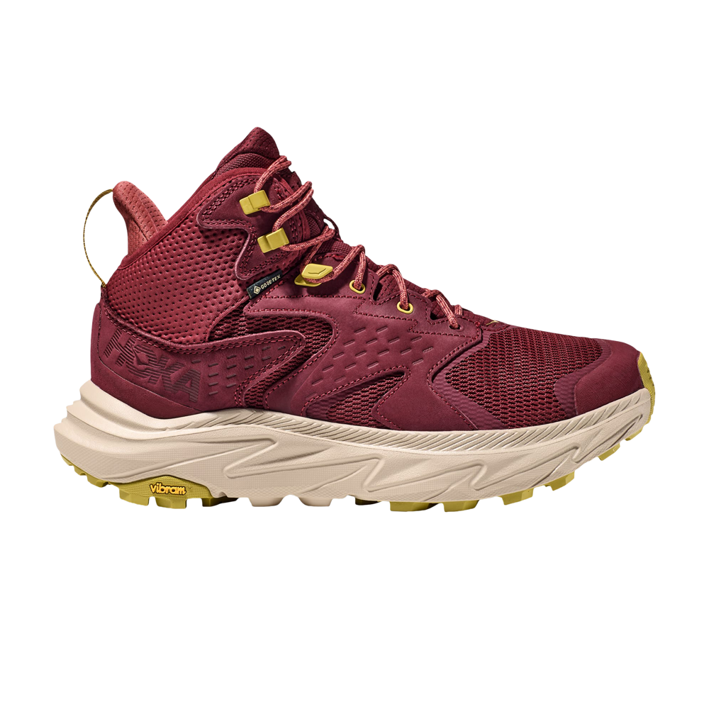 Pre-owned Hoka One One Anacapa 2 Mid Gore-tex 'cabernet' In Red