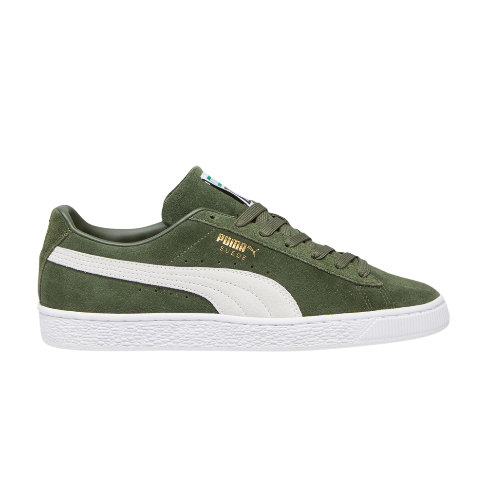 Pre-owned Puma Suede Classic 21 'myrtle' In Green