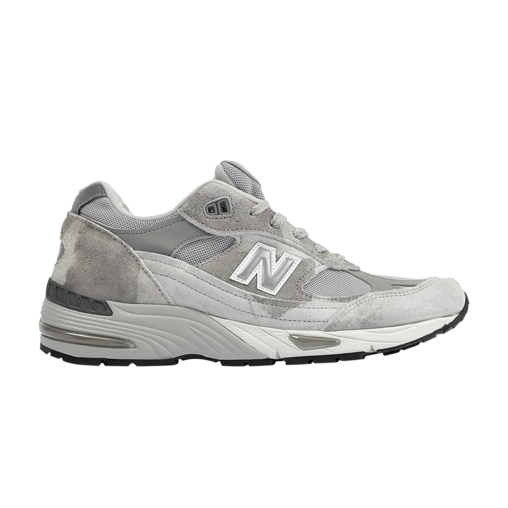 Pre-owned New Balance 991 Made In England 'washed Grey'
