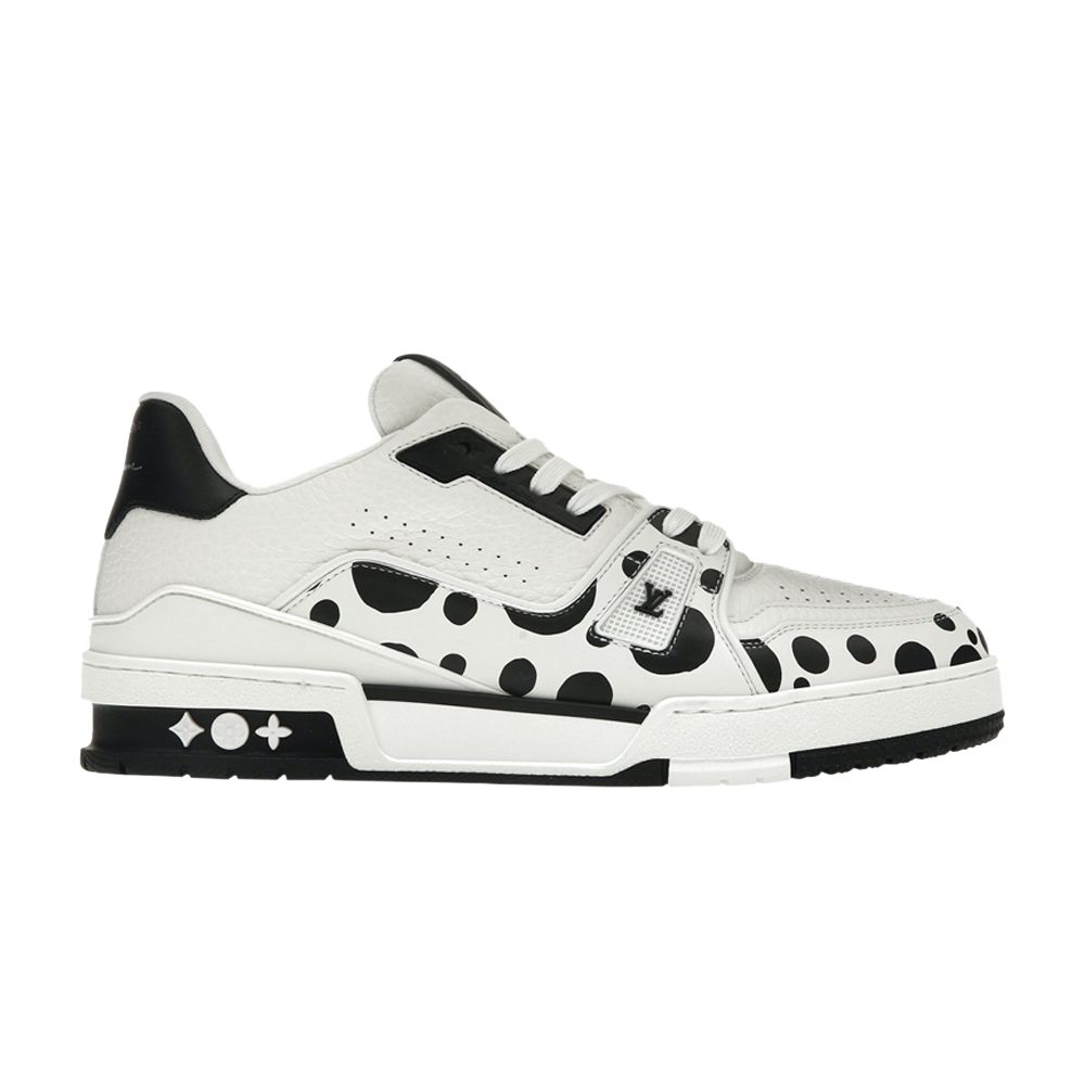 Pre-owned Louis Vuitton Yayoi Kusama X Trainer Low 'infinity Dots - Black'