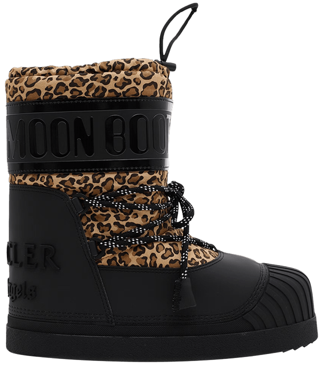 Palm Angels x Moncler Wmns Shedir Snow Boot 'Black Leopard'