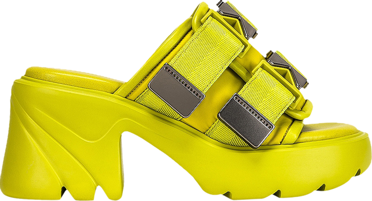 Bottega Veneta Wmns Flash Heeled Sandal 'Kiwi'