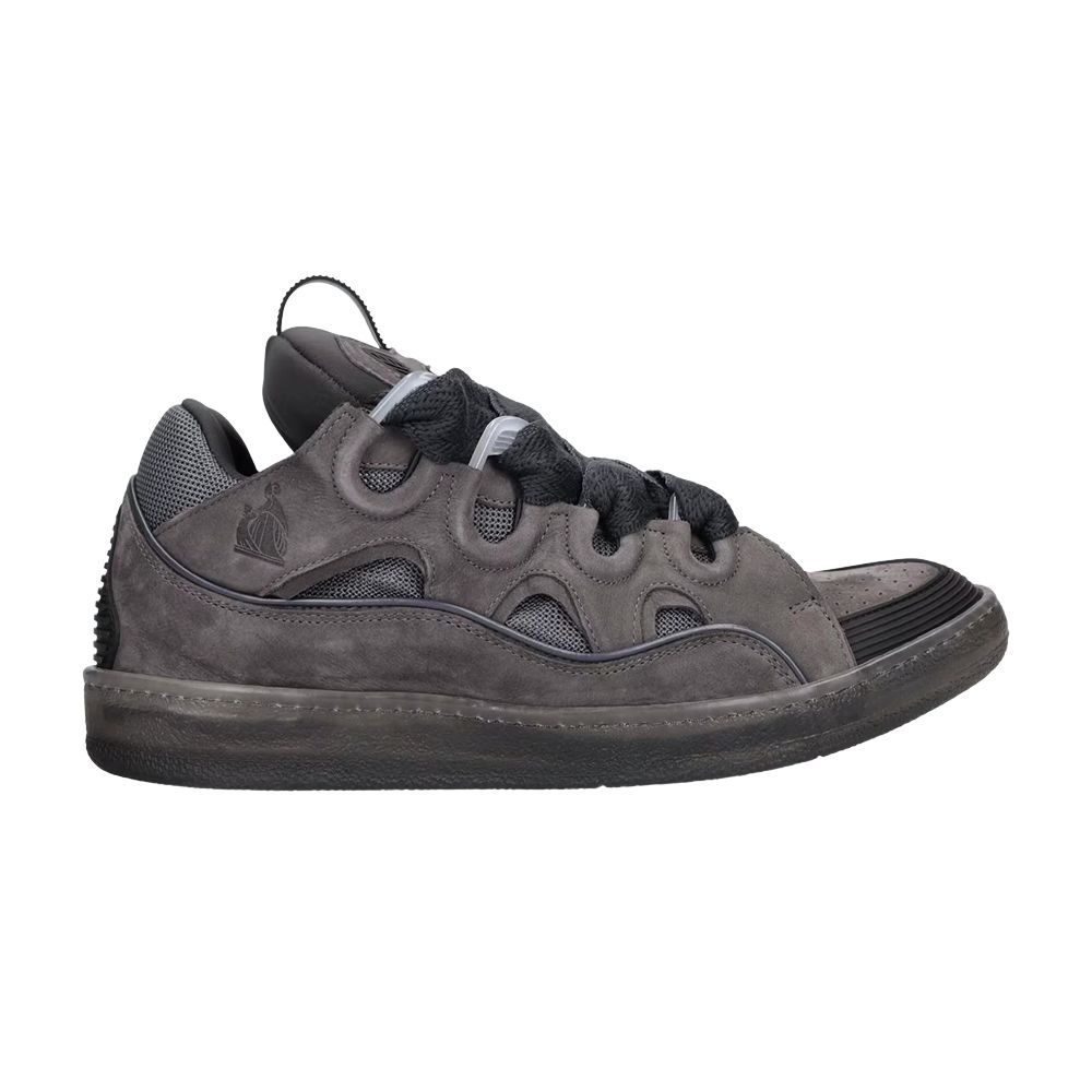 Pre-owned Lanvin Curb Sneakers 'dark Grey' | Men's Size 41 In Gray
