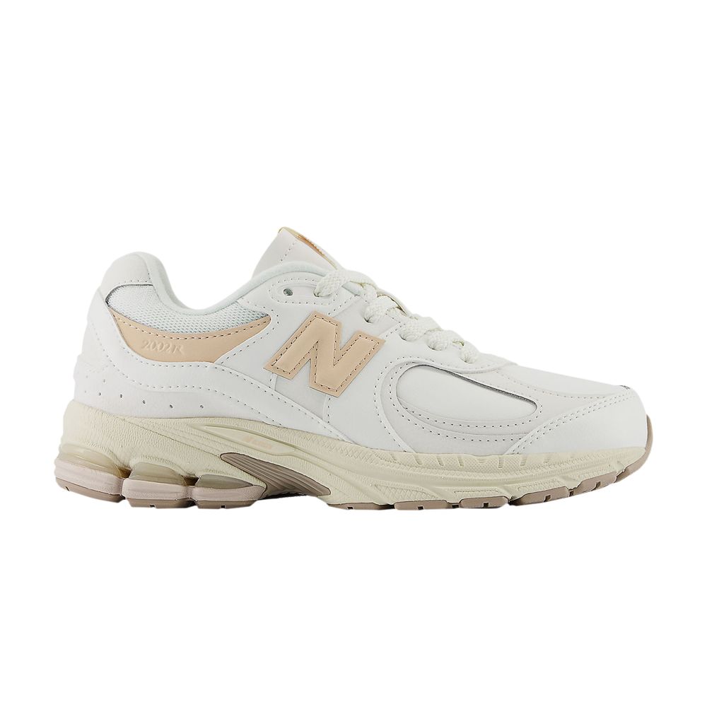 Pre-owned New Balance 2002r Big Kid Wide 'moonbeam Frappe' | Cream | Kid's Size 4.5 In White