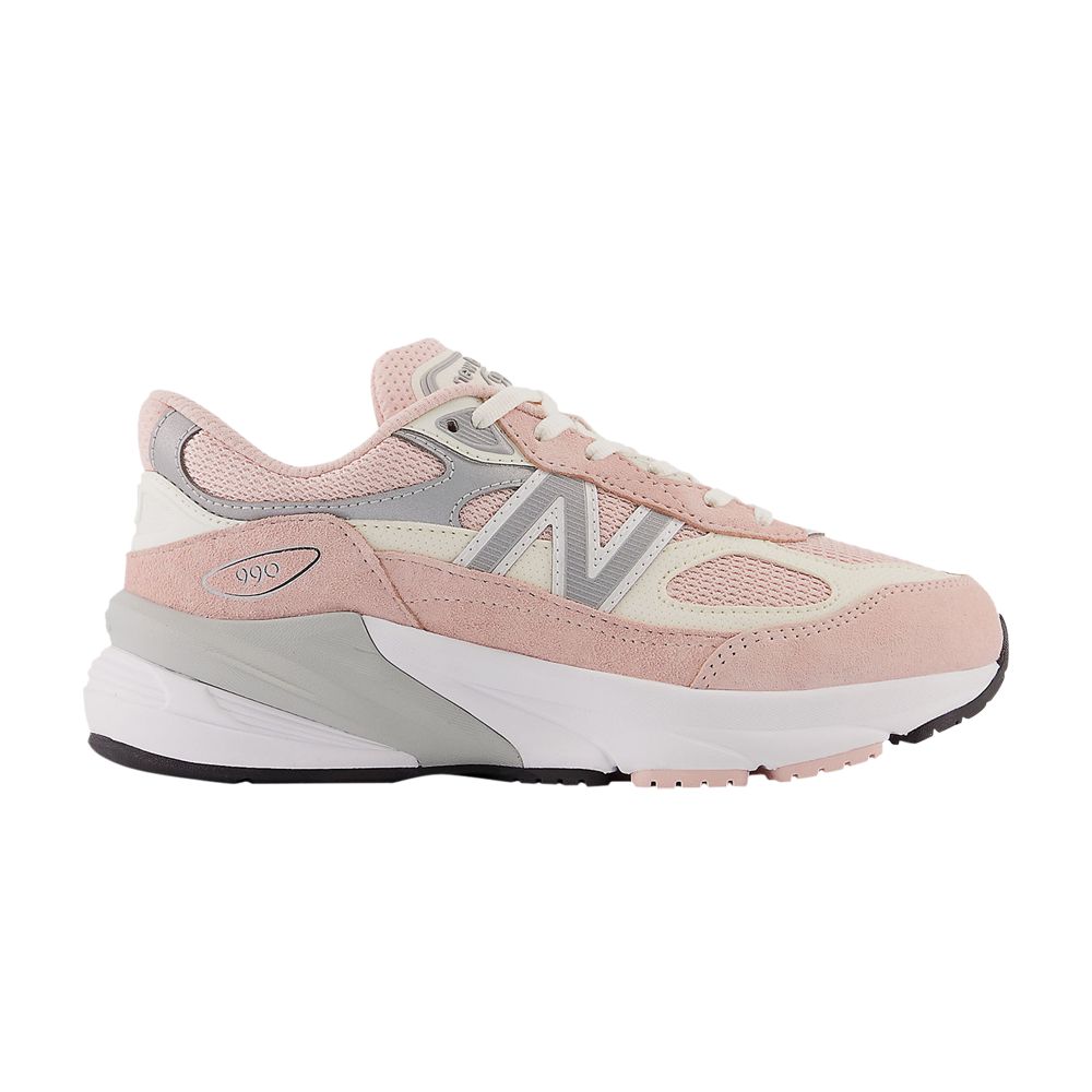 Pre-owned New Balance 990v6 Big Kid X-wide 'pink Haze' | Kid's Size 3.5