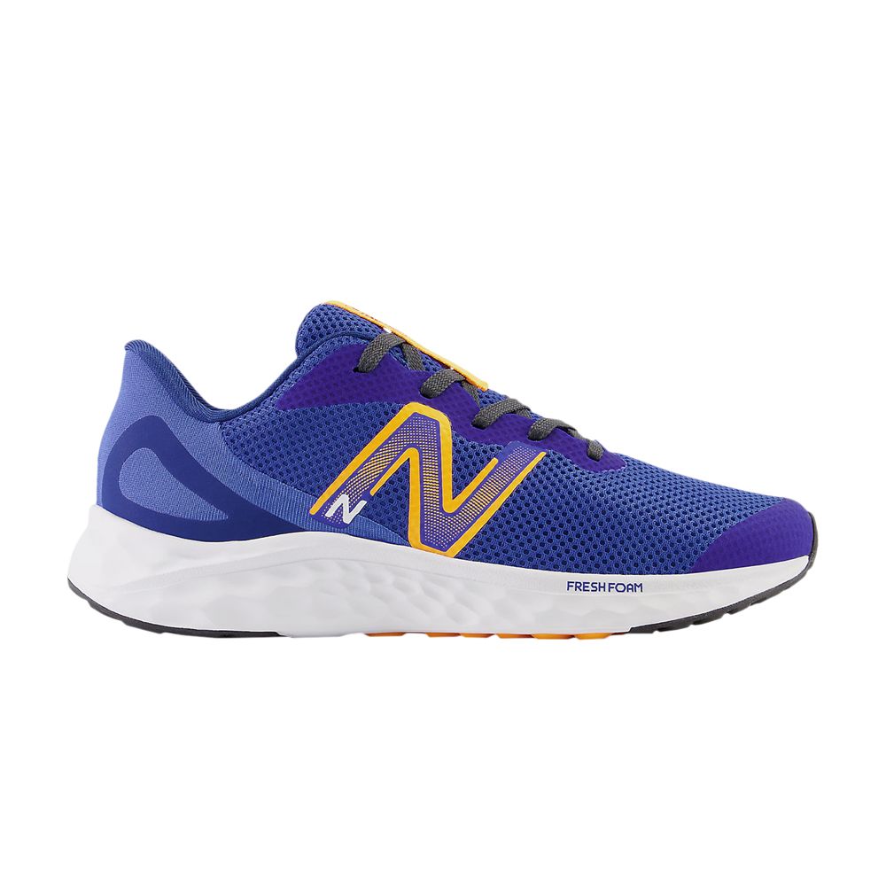 Pre-owned New Balance Fresh Foam Arishi V4 Big Kid 'marine Blue Hot Marigold' | Kid's Size 6
