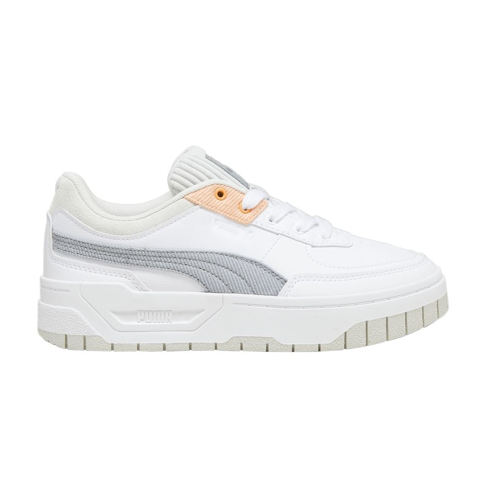 Pre-owned Puma Wmns Cali Dream 'corduroy Chic - White Sedate Grey'