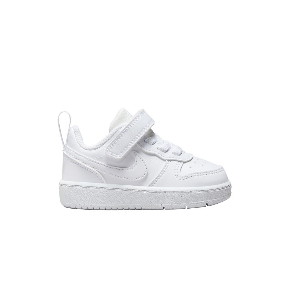 Pre-owned Nike Court Borough Low Recraft Td 'triple White' | Infant Size 2