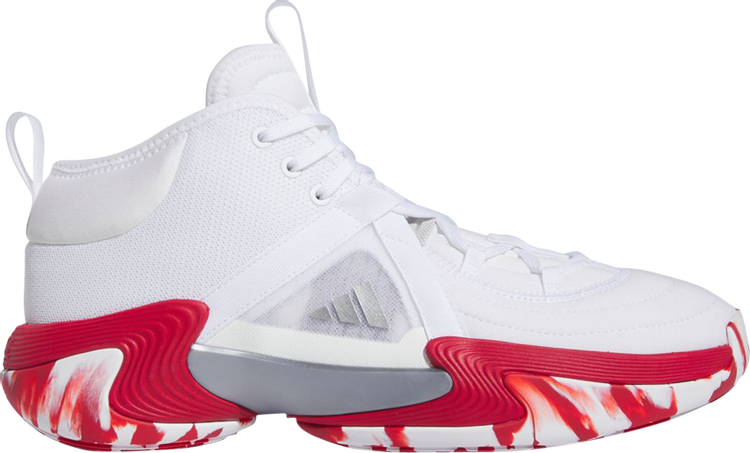Wmns Exhibit Select Mid 'White Team Power Red'