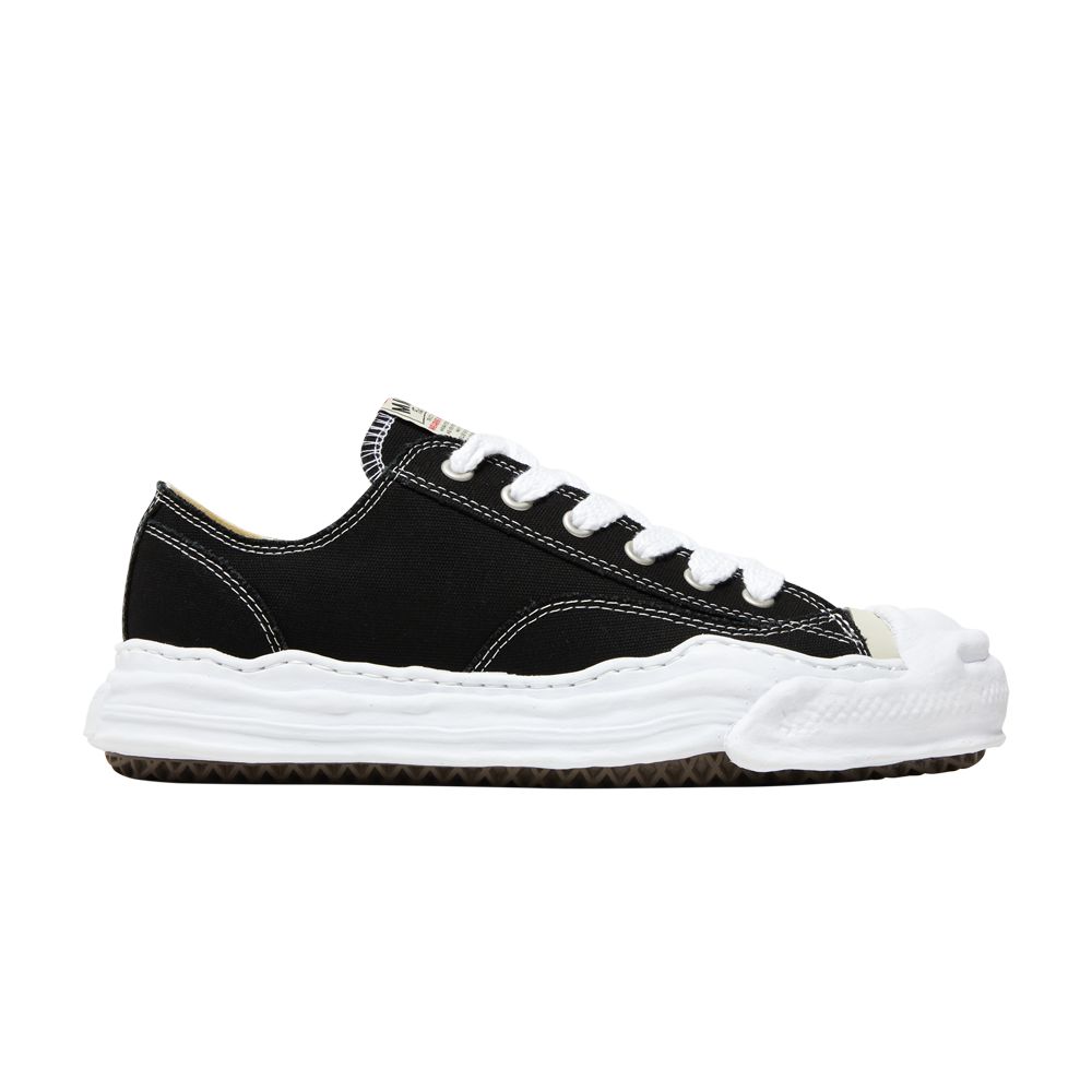 Pre-owned Miharayasuhiro Maison Mihara Yasuhiro Maison Mihara Yasuhiro Hank Og Sole Canvas Low 'black White' | Men's Size 39