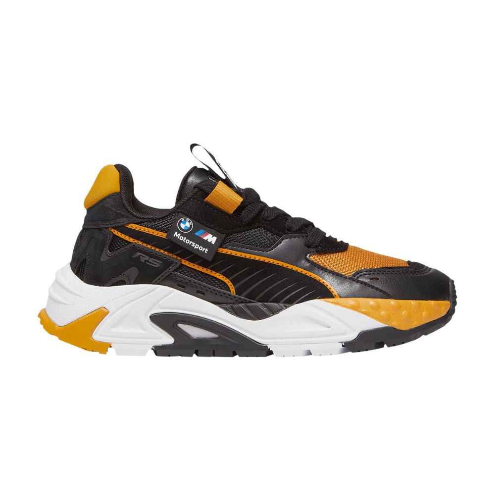 Pre-owned Puma Bmw Motorsport X Rs-trck Big Kid 'black Amber' | Kid's Size 6