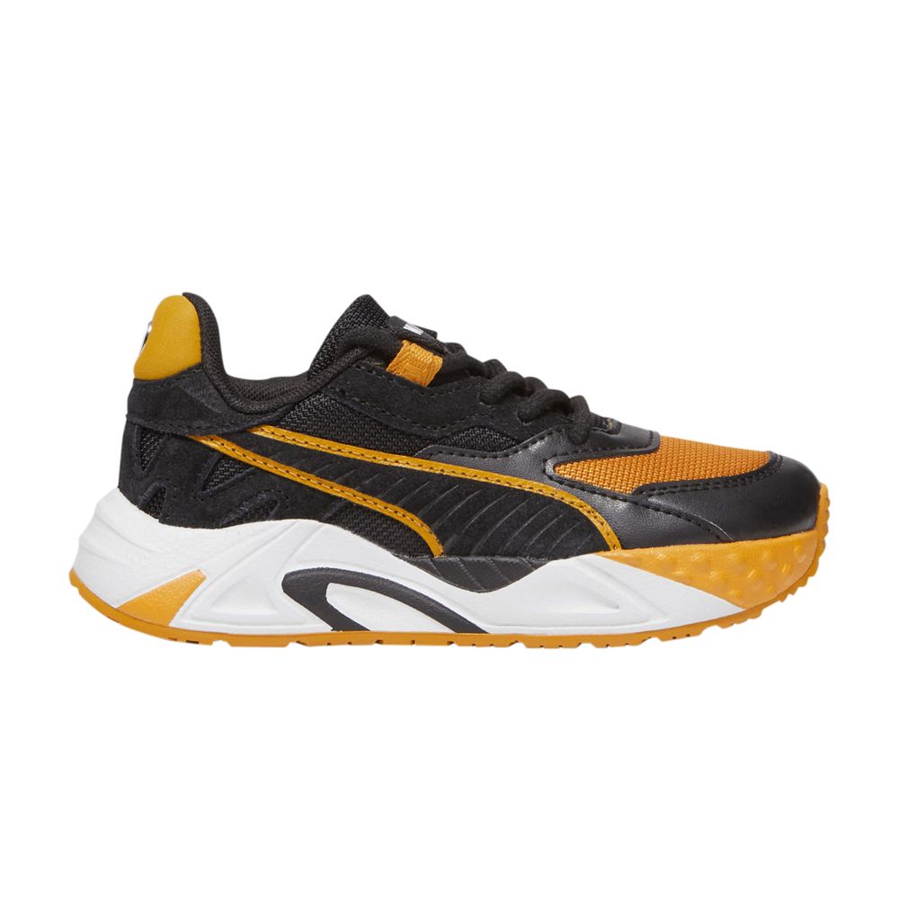 Pre-owned Puma Bmw Motorsport X Rs-trck Little Kid 'black Amber' | Kid's Size 3.5