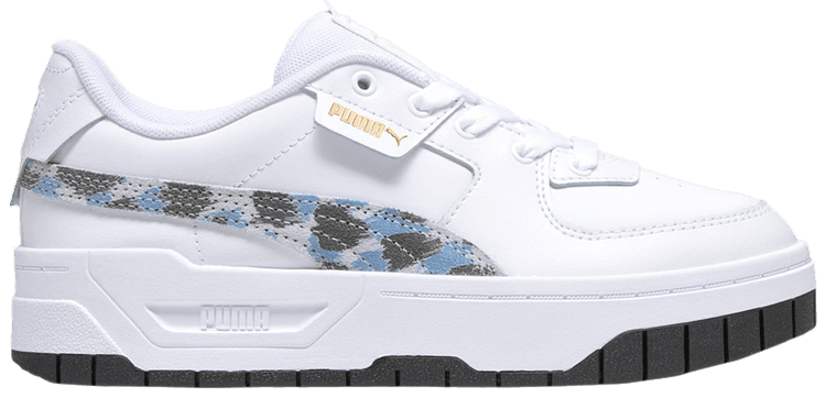 Puma Cali Dream Big Kid Animal Print   White Racing Blue