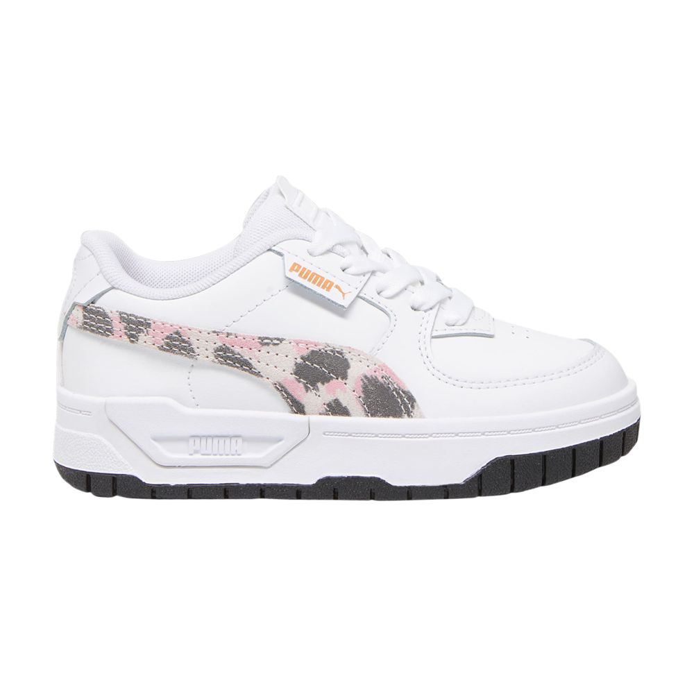 Puma Cali Dream Little Kid 'Animal Print - White Peach Smoothie' | Kid's Size 3.5 - 392000-03