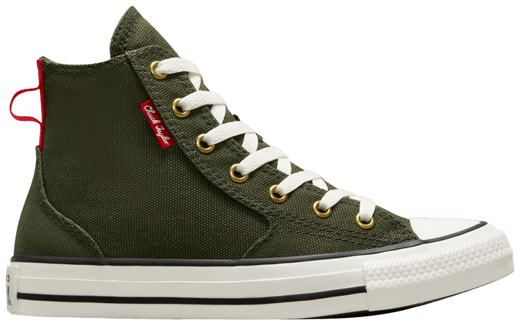 Converse Chuck Taylor All Star MFG High GS Craft Remastered   Forest Shelter Green