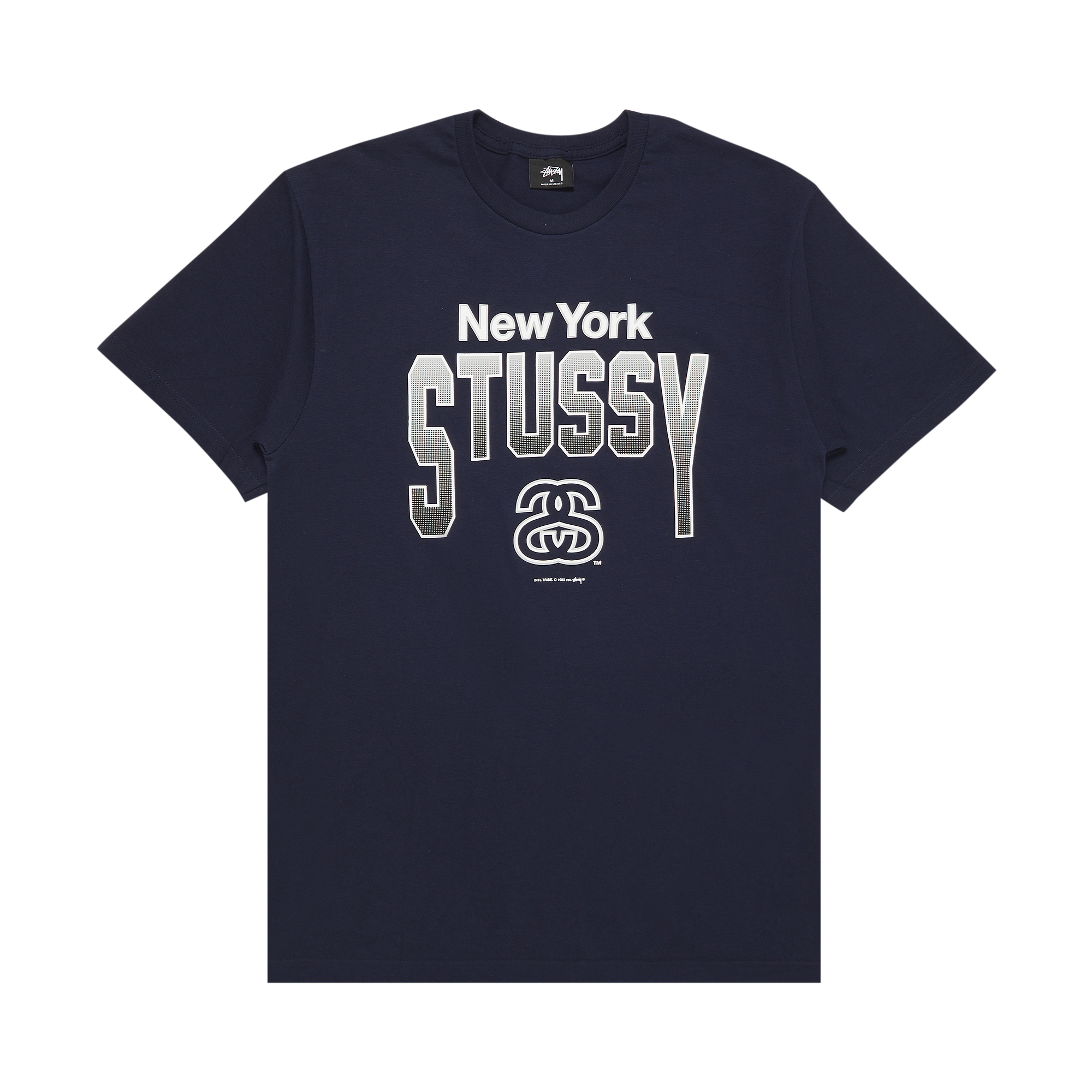 Pre-owned Stussy N.y. Tee 'navy' In Blue