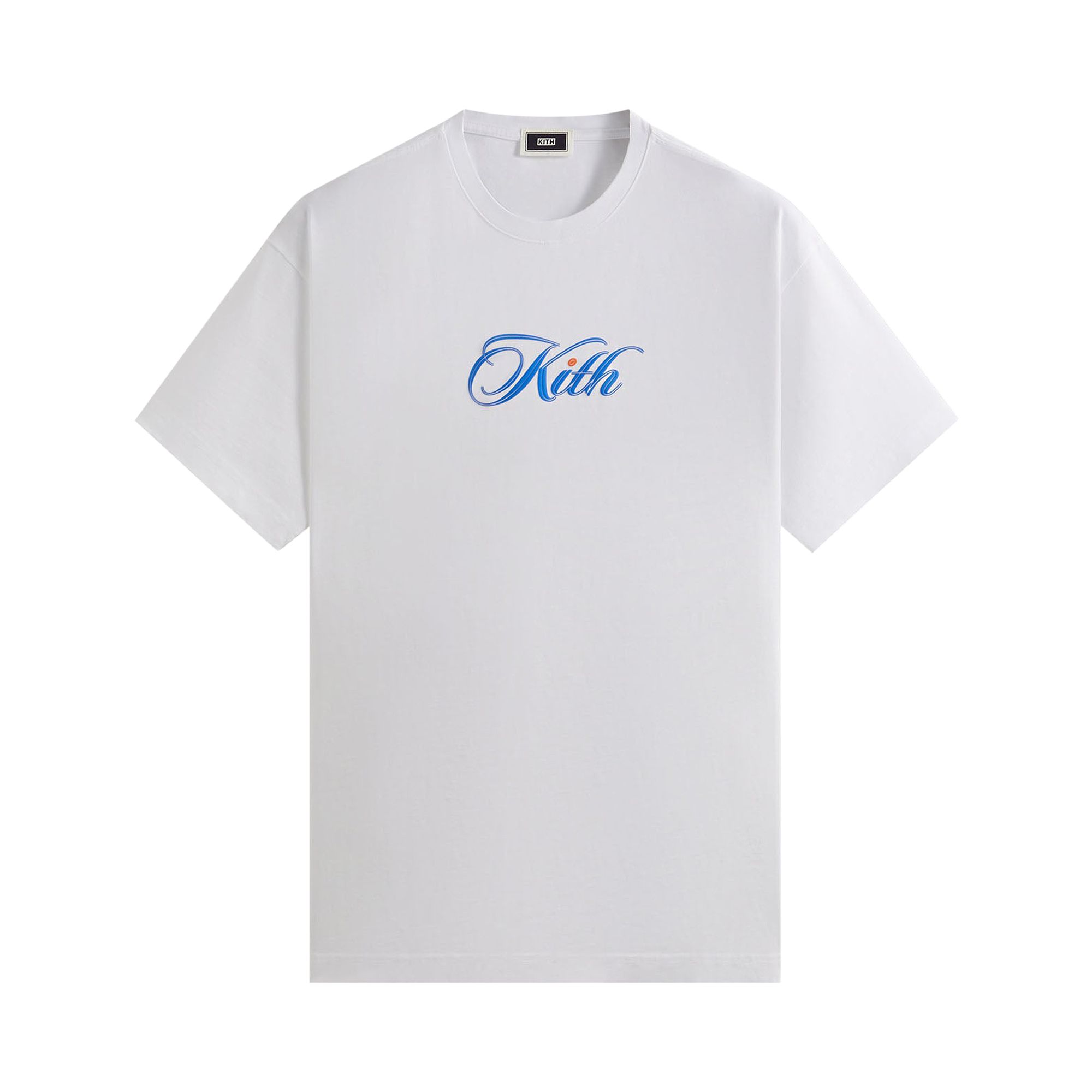 KITH KITH CURSIVE LOGO TEE 'WHITE'