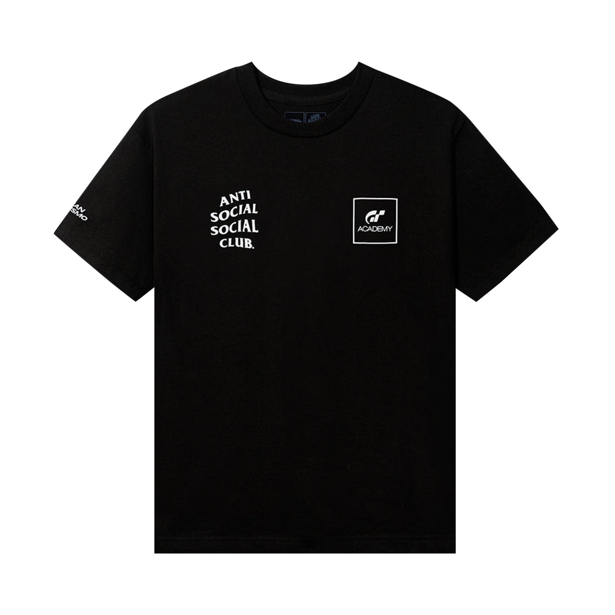 Pre-owned Anti Social Social Club X Gran Turismo Flag Tee 'black' | Men's Size M