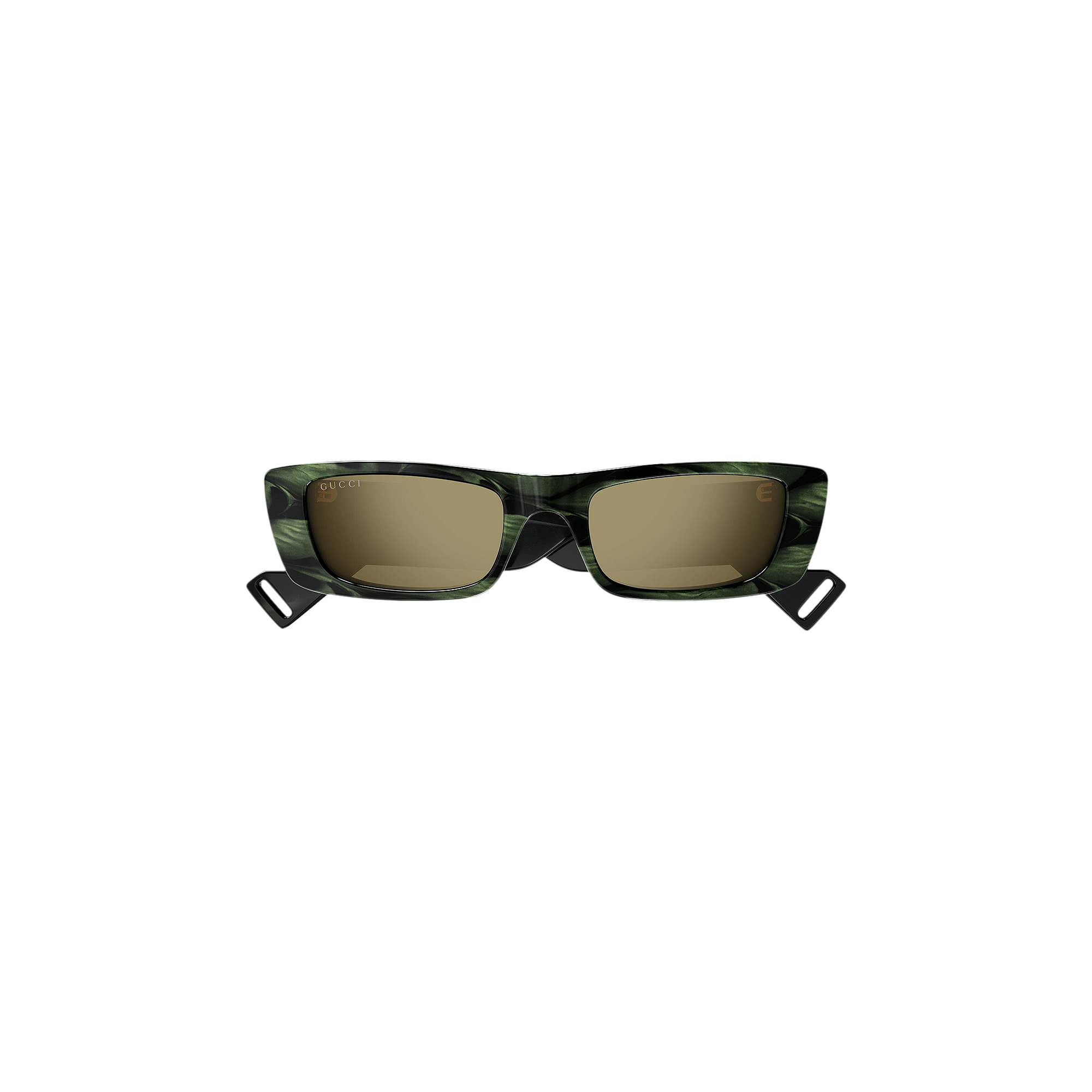 Pre-owned Gucci Havana Sunglasses 'green'