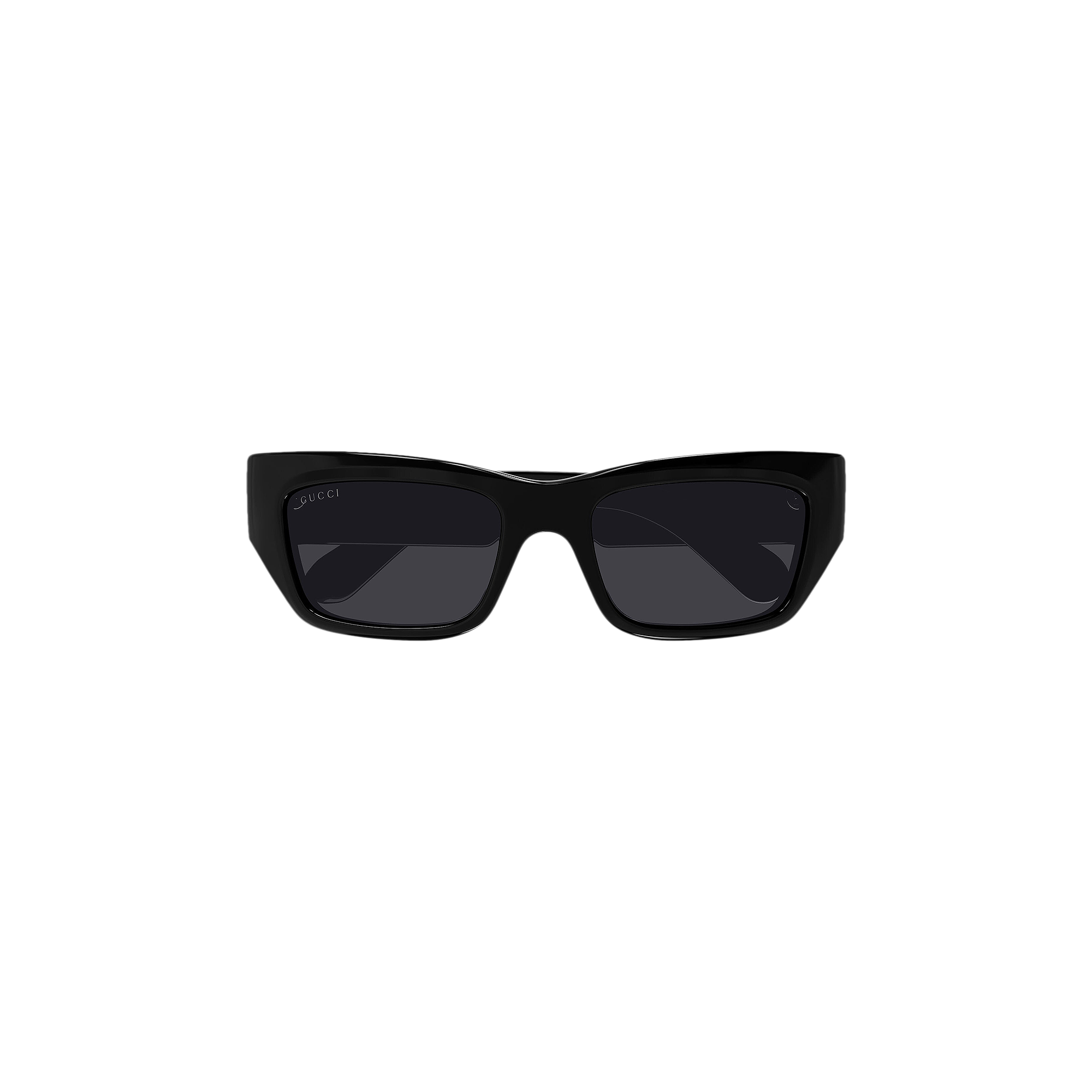 Pre-owned Gucci Rectangular Frame Sunglasses 'black'