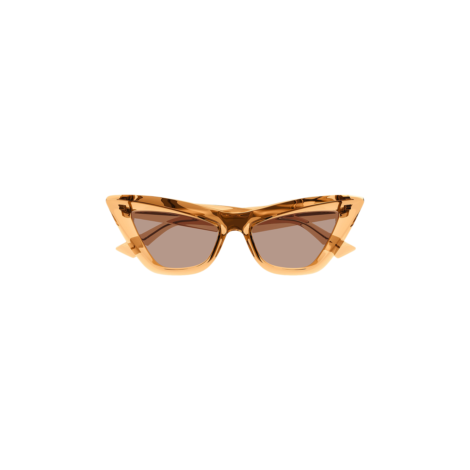 Pre-owned Bottega Veneta Cat Eye Frame Sunglasses 'orange'