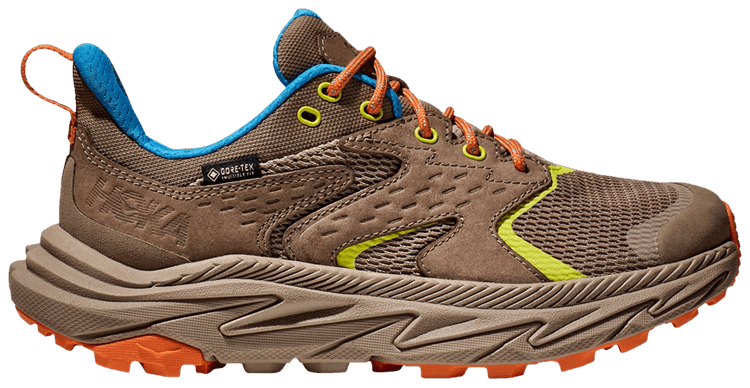 HOKA Anacapa 2 Low GORE TEX Kids Dune Vibrant Orange