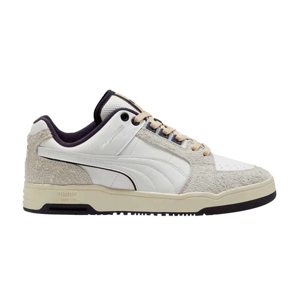 Pre-owned Puma Slipstream Lo 'service Line' In White