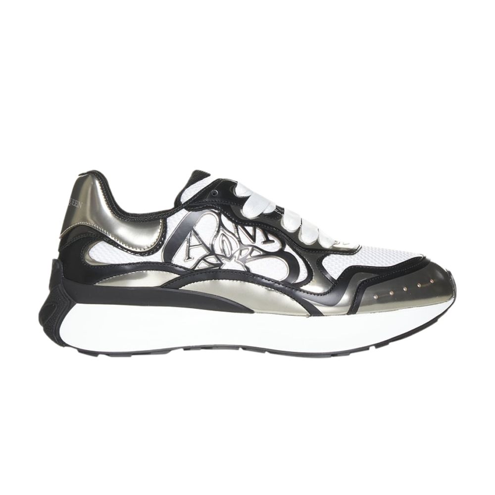 Pre-owned Alexander Mcqueen Sprint Runner 'white Silver' | Men's Size 40