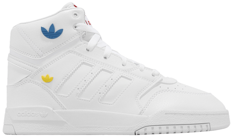 Adidas Drop Step J White Yellow Bright Blue