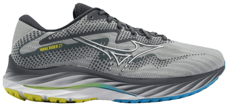 Mizuno Wave Rider 27 Super Wide Pearl Blue Volt