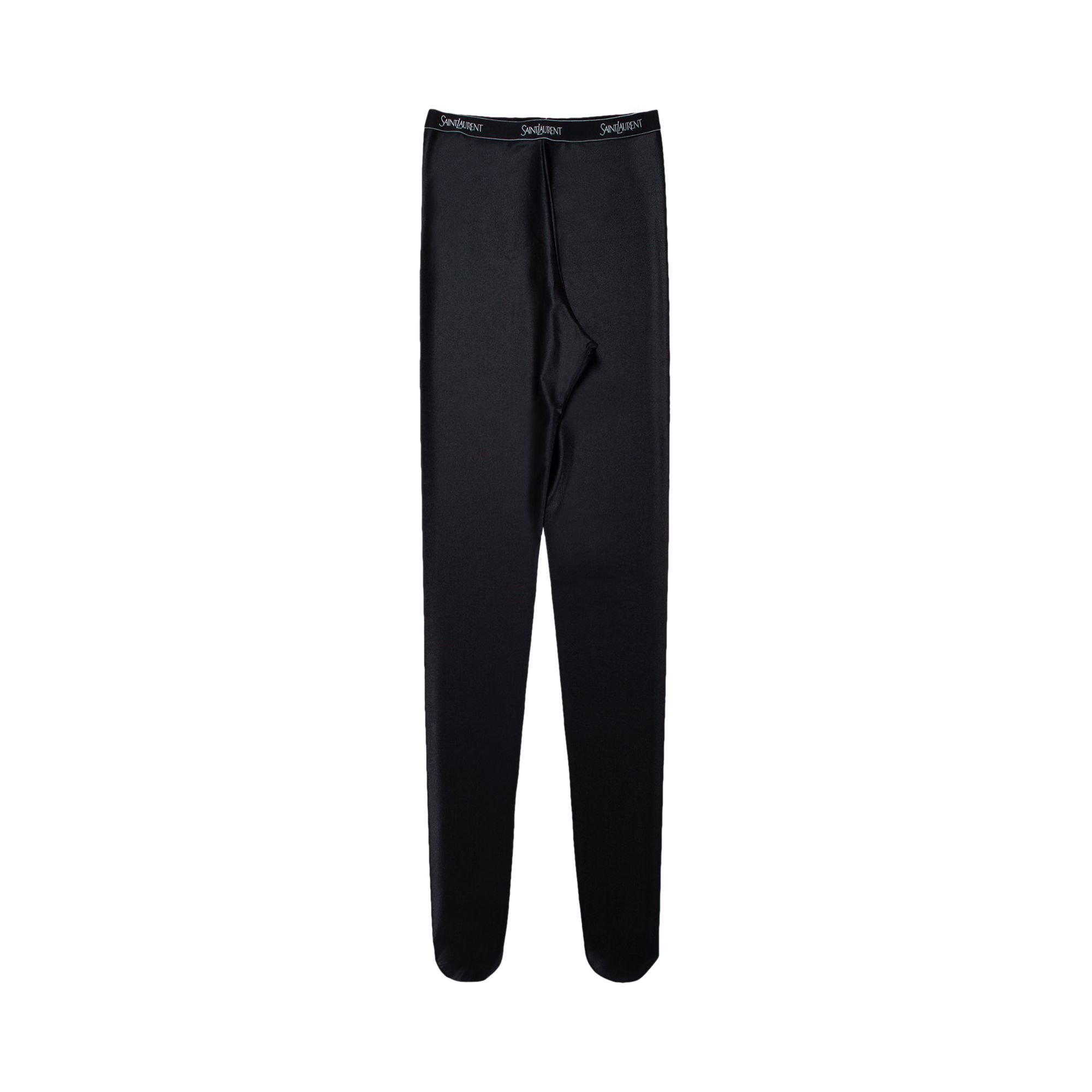 Saint Laurent High Shine Opaque Tights 'Black' | Women's Size M